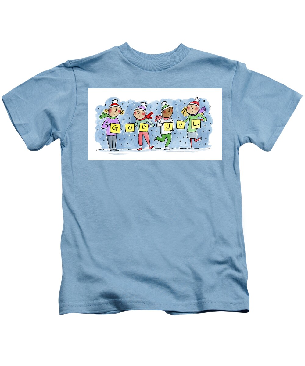 God Jul - Kids T-Shirt