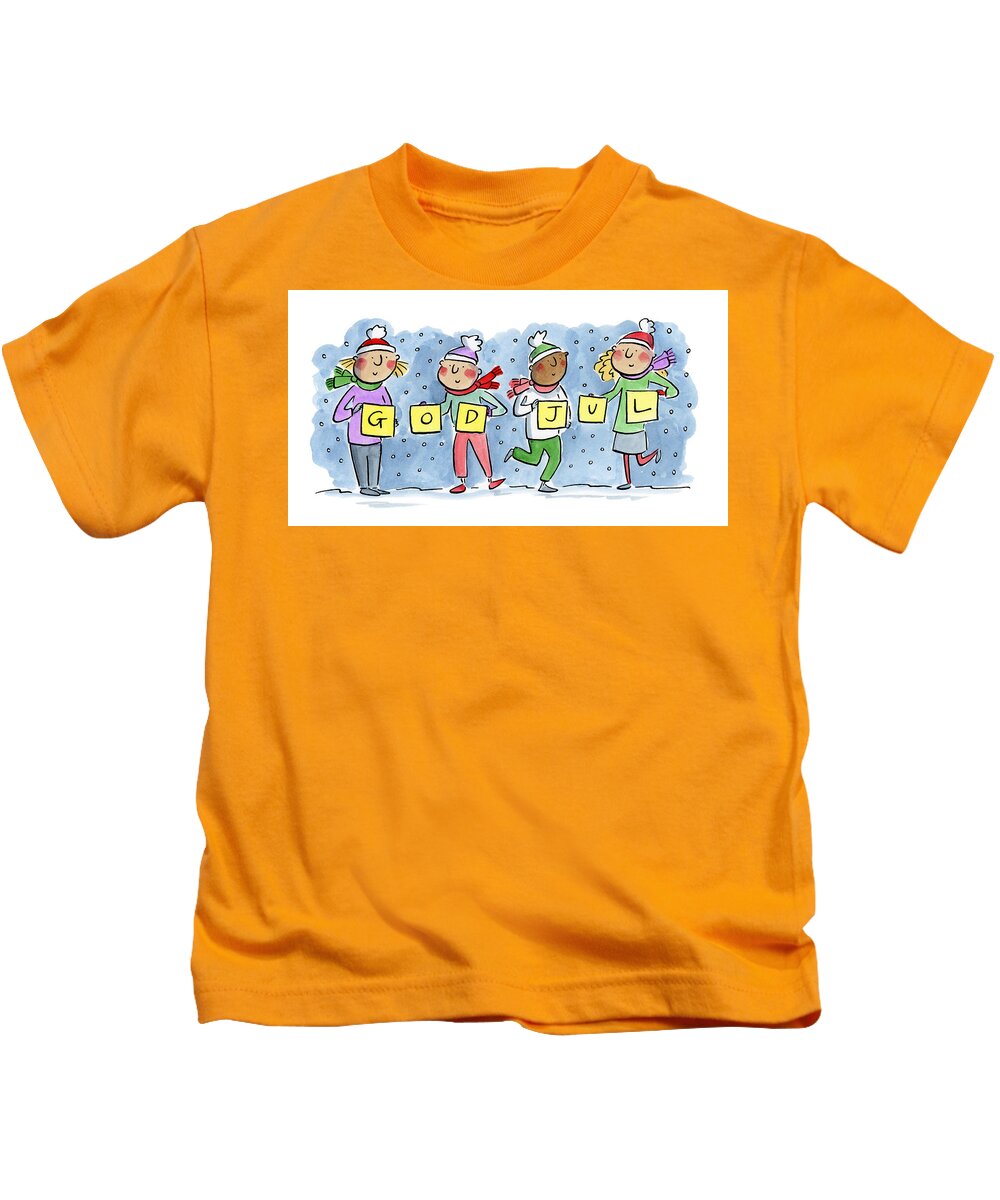 God Jul - Kids T-Shirt