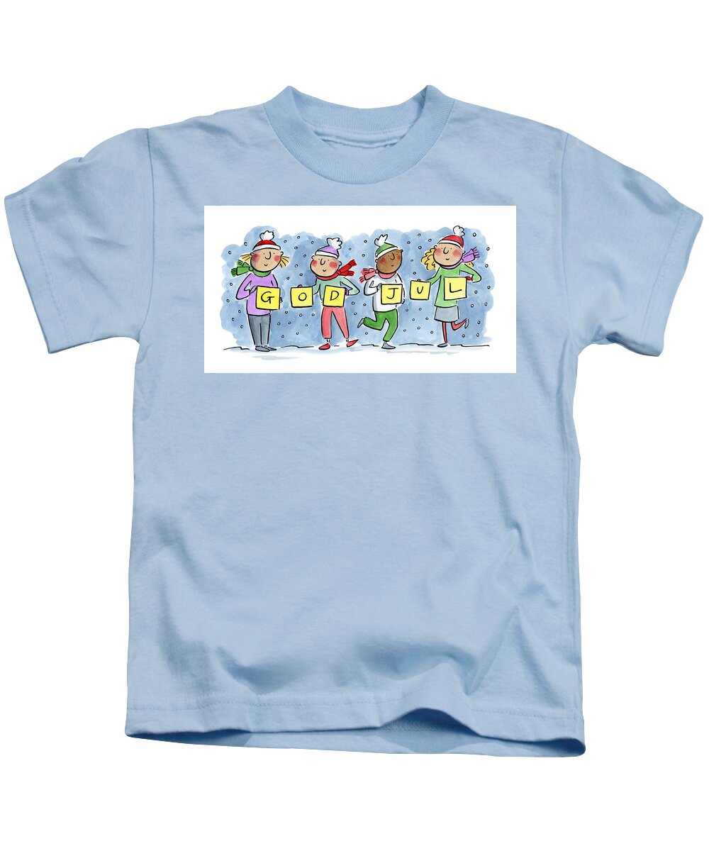 God Jul - Kids T-Shirt