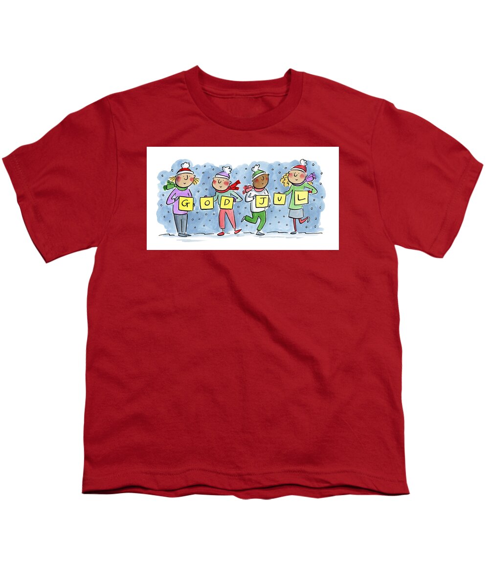God Jul - Youth T-Shirt