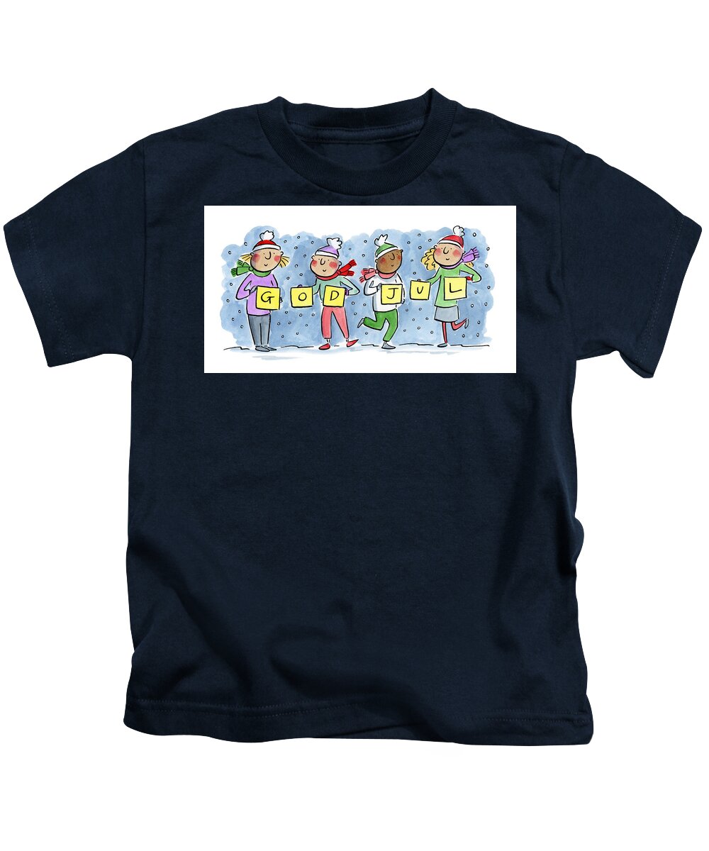 God Jul - Kids T-Shirt