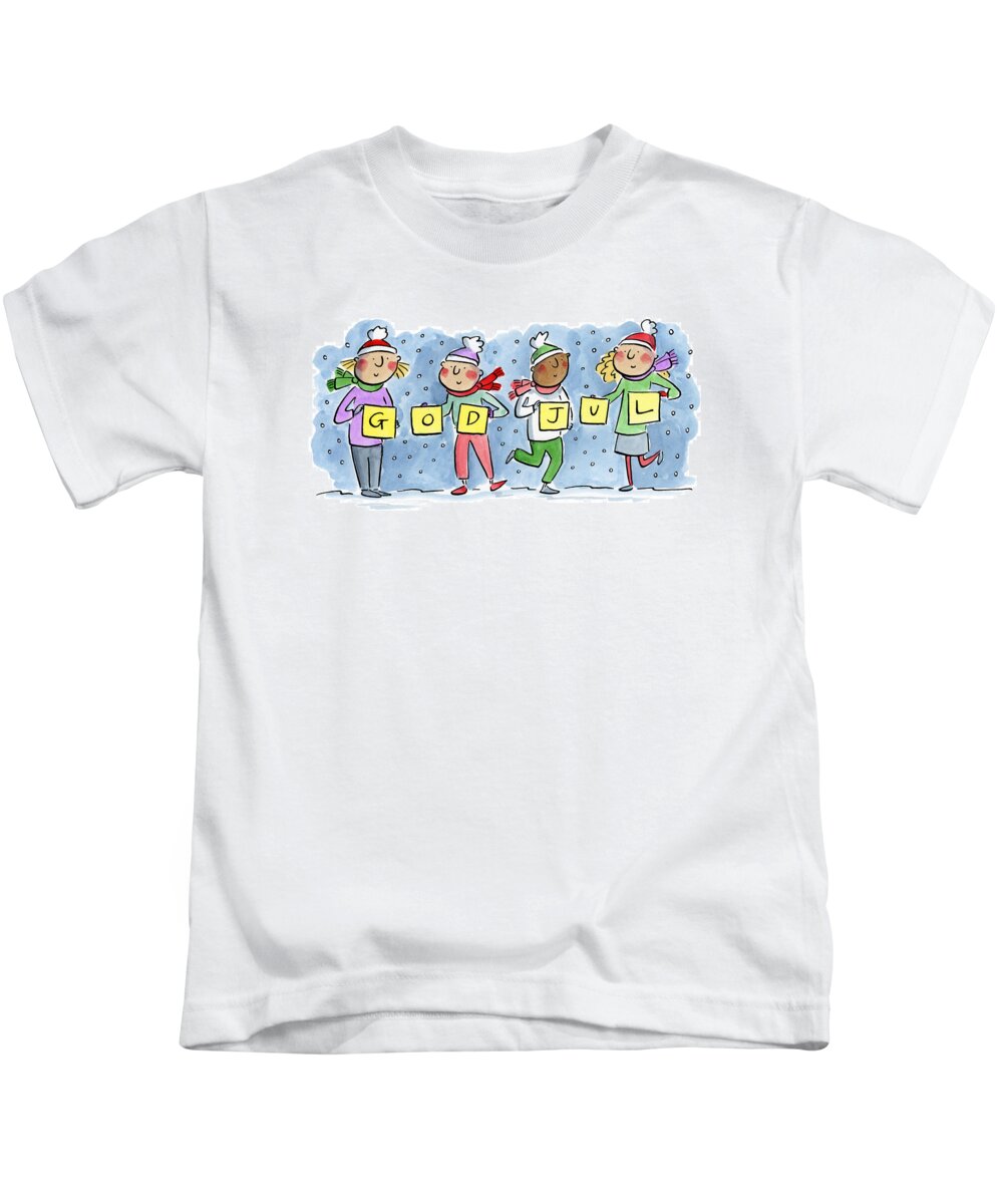 God Jul - Kids T-Shirt