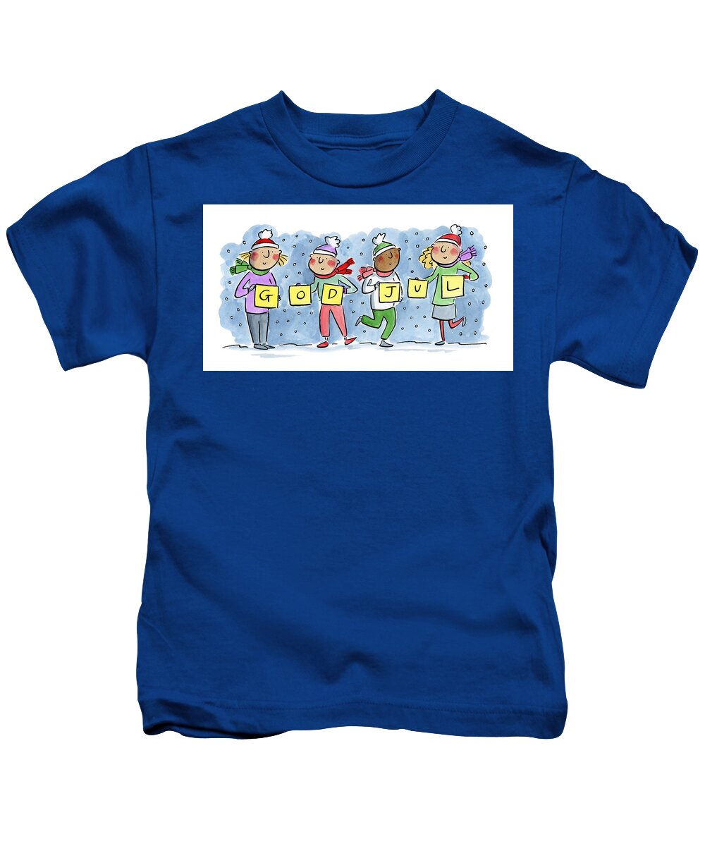 God Jul - Kids T-Shirt