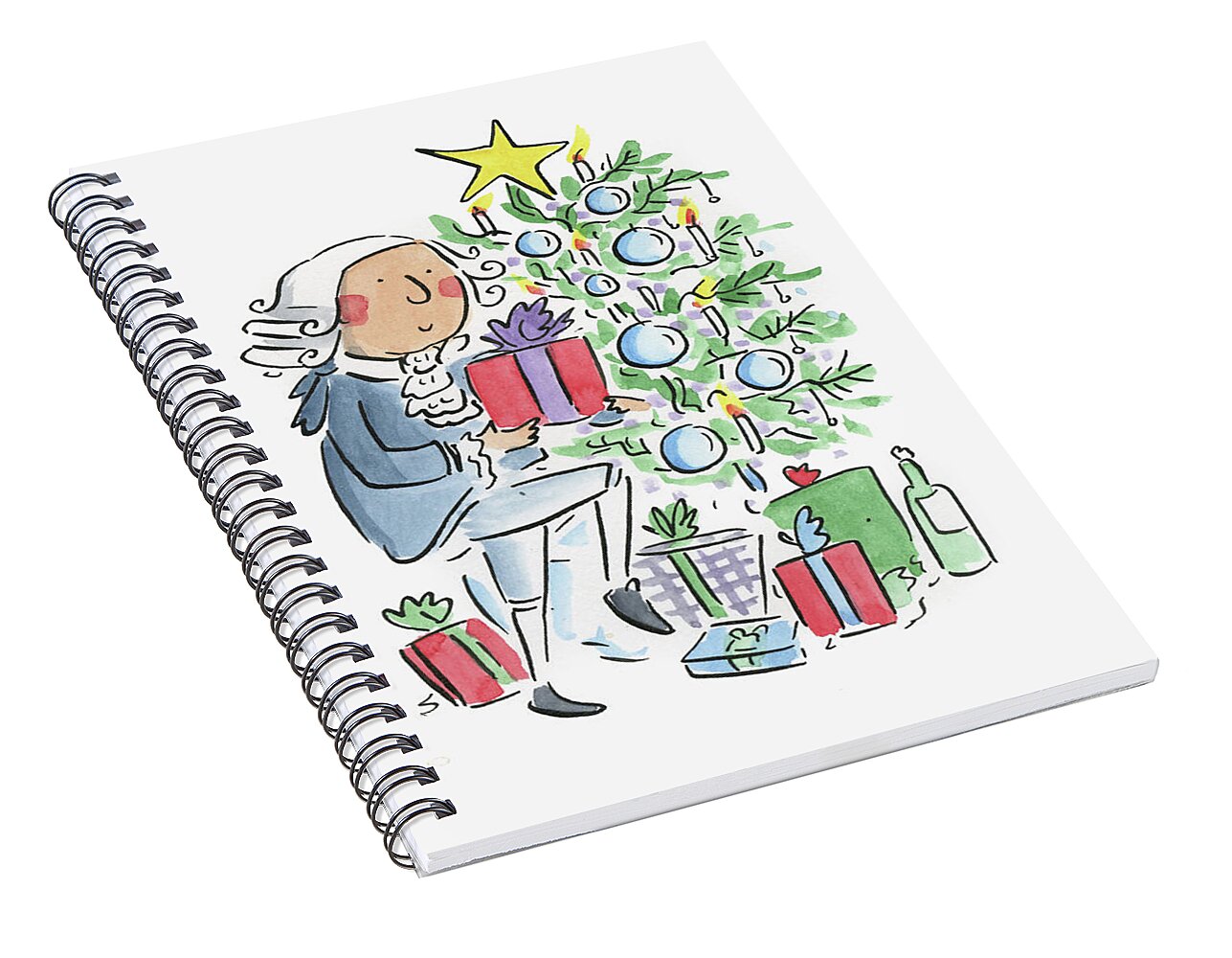 Haydn the Christmas Presents - Spiral Notebook