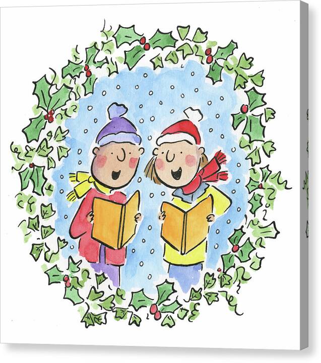 Holly and Ivy - Canvas Print