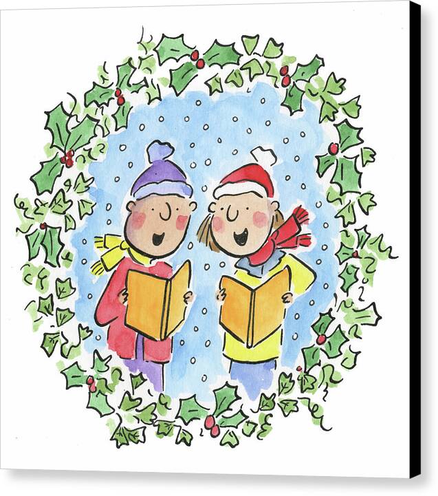 Holly and Ivy - Canvas Print