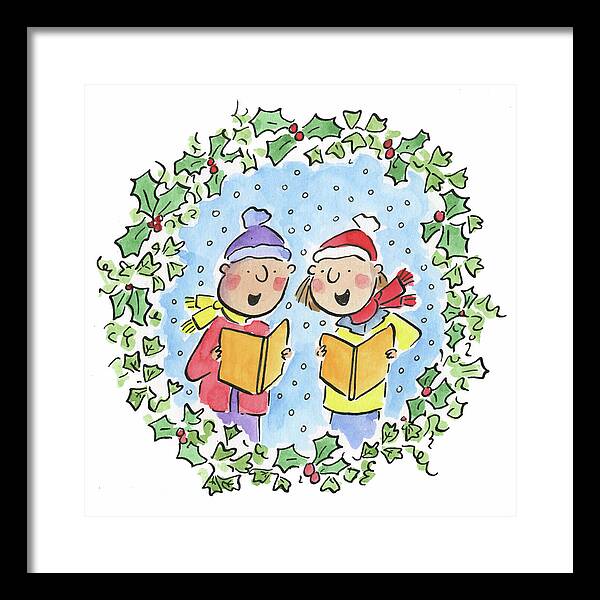 Holly and Ivy - Framed Print