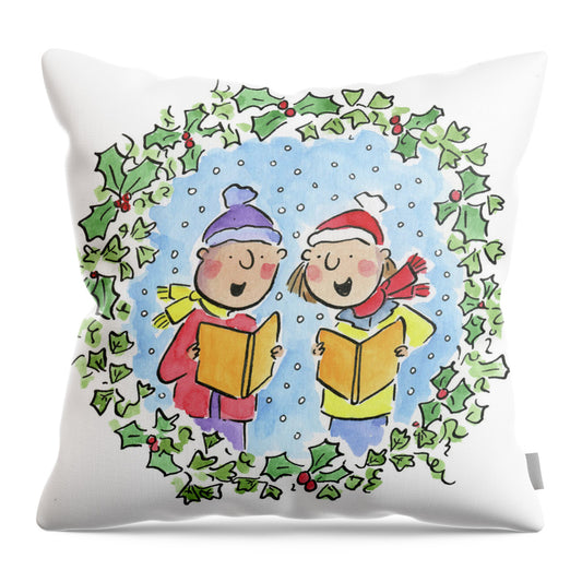 Holly and Ivy - Throw Pillow