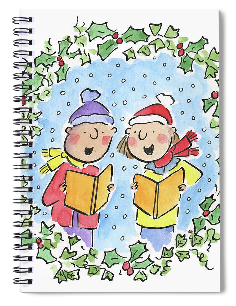 Holly and Ivy - Spiral Notebook