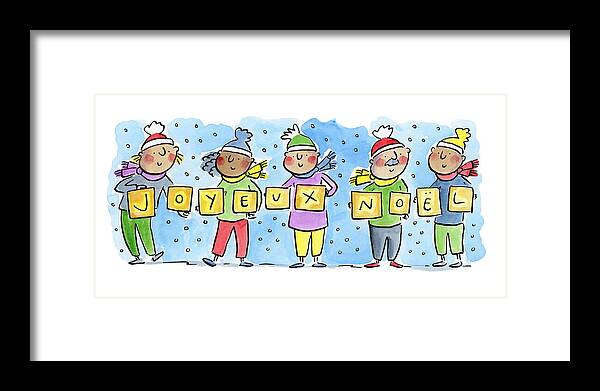 Joyeux Noel - Framed Print