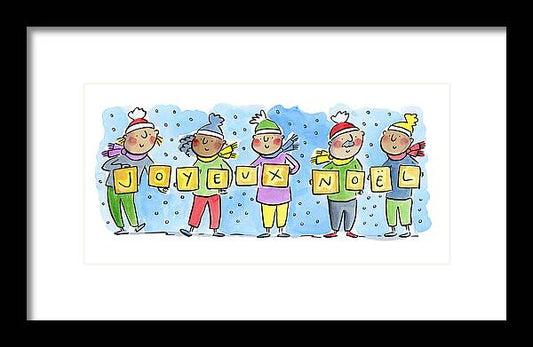 Joyeux Noel - Framed Print