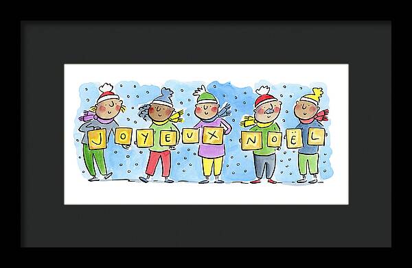 Joyeux Noel - Framed Print