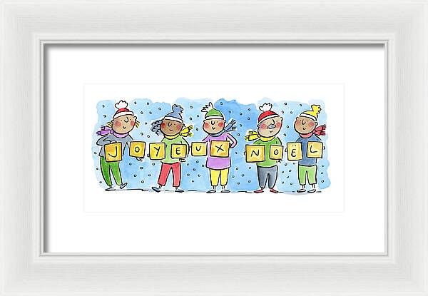 Joyeux Noel - Framed Print