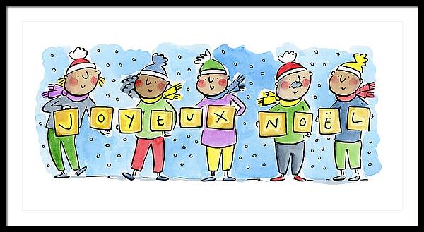 Joyeux Noel - Framed Print