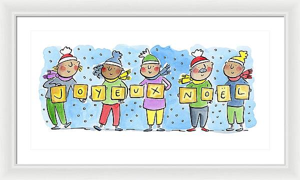 Joyeux Noel - Framed Print