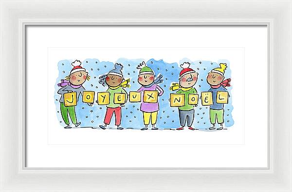 Joyeux Noel - Framed Print