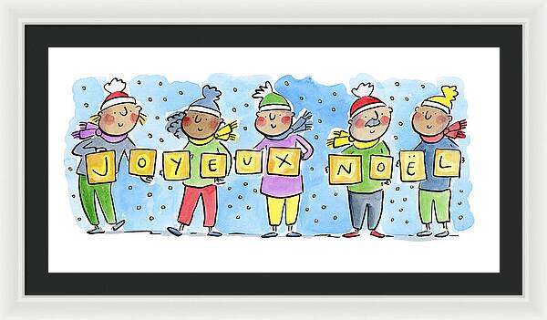 Joyeux Noel - Framed Print