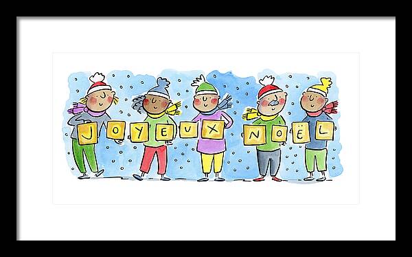 Joyeux Noel - Framed Print