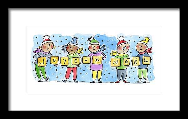 Joyeux Noel - Framed Print