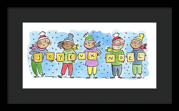 Joyeux Noel - Framed Print