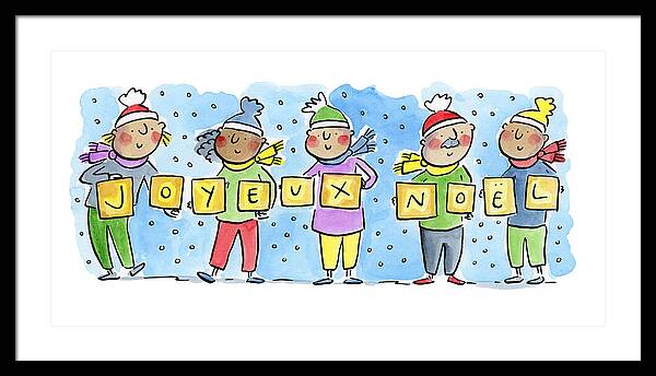 Joyeux Noel - Framed Print