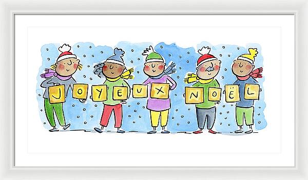 Joyeux Noel - Framed Print