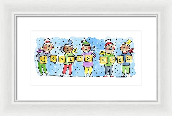 Joyeux Noel - Framed Print