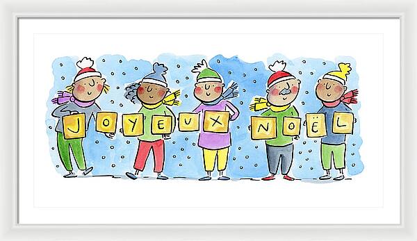 Joyeux Noel - Framed Print