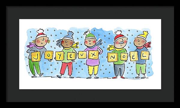 Joyeux Noel - Framed Print