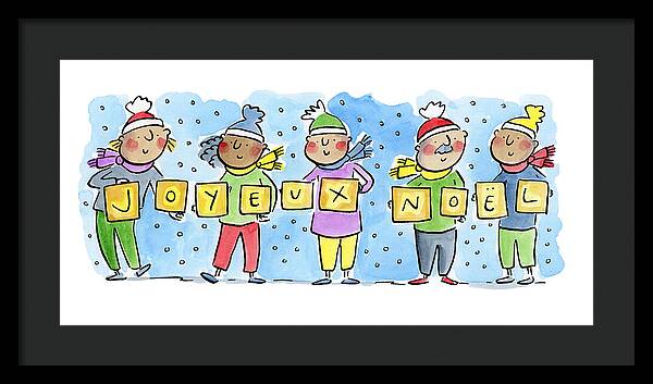 Joyeux Noel - Framed Print