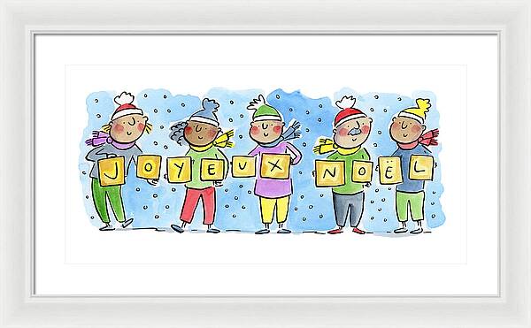 Joyeux Noel - Framed Print