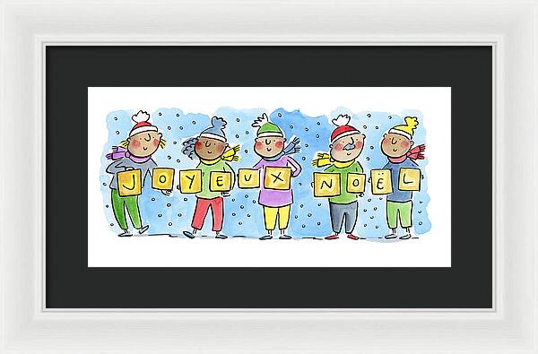 Joyeux Noel - Framed Print