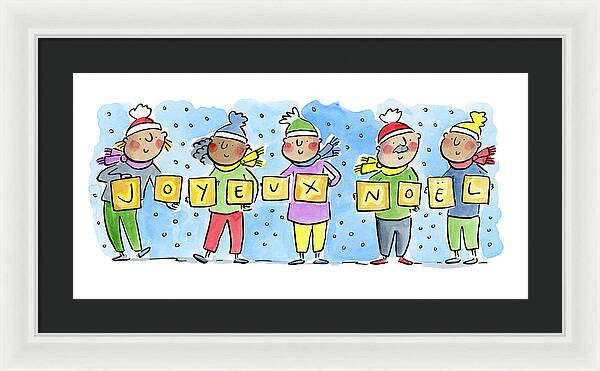 Joyeux Noel - Framed Print