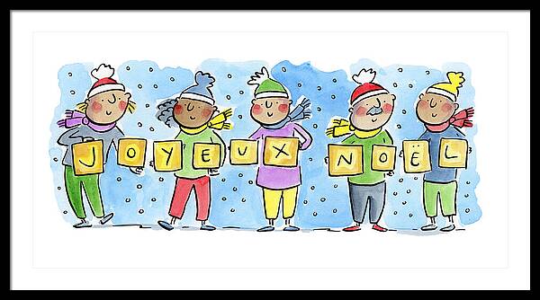 Joyeux Noel - Framed Print