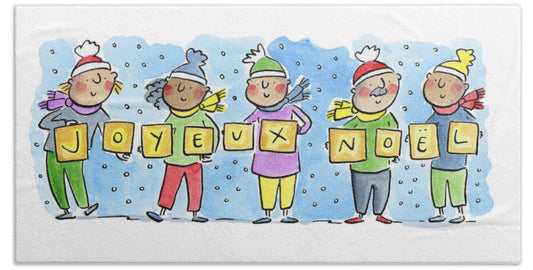 Joyeux Noel - Beach Towel