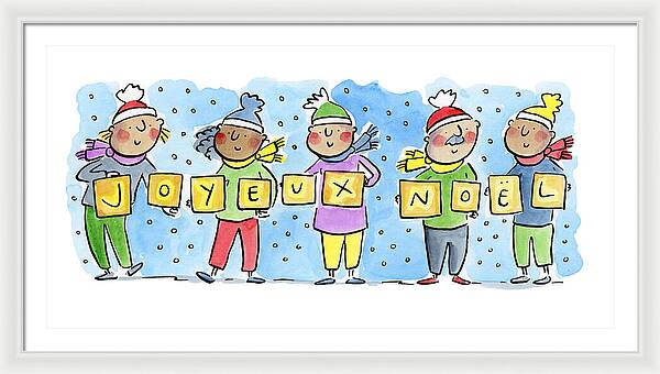 Joyeux Noel - Framed Print
