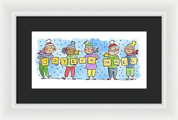 Joyeux Noel - Framed Print