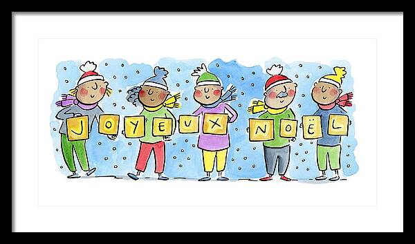 Joyeux Noel - Framed Print