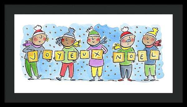 Joyeux Noel - Framed Print