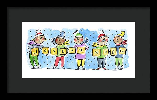 Joyeux Noel - Framed Print