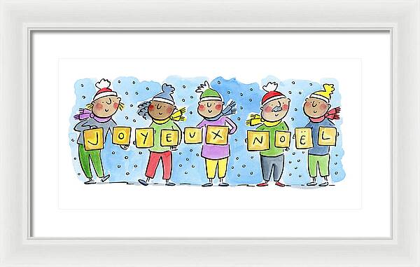 Joyeux Noel - Framed Print