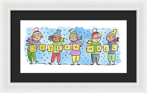 Joyeux Noel - Framed Print