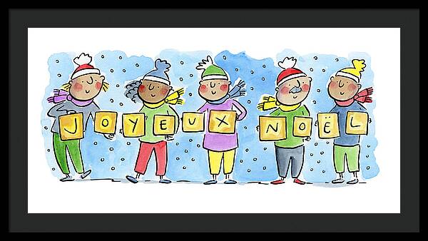 Joyeux Noel - Framed Print