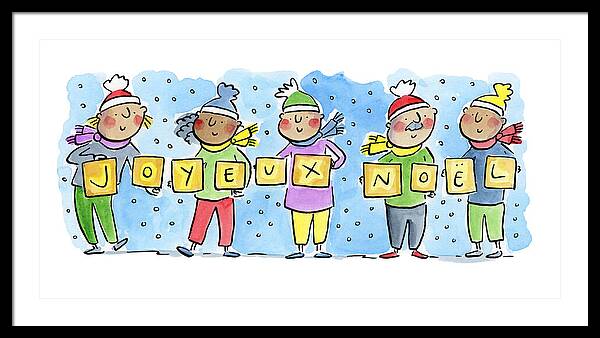 Joyeux Noel - Framed Print