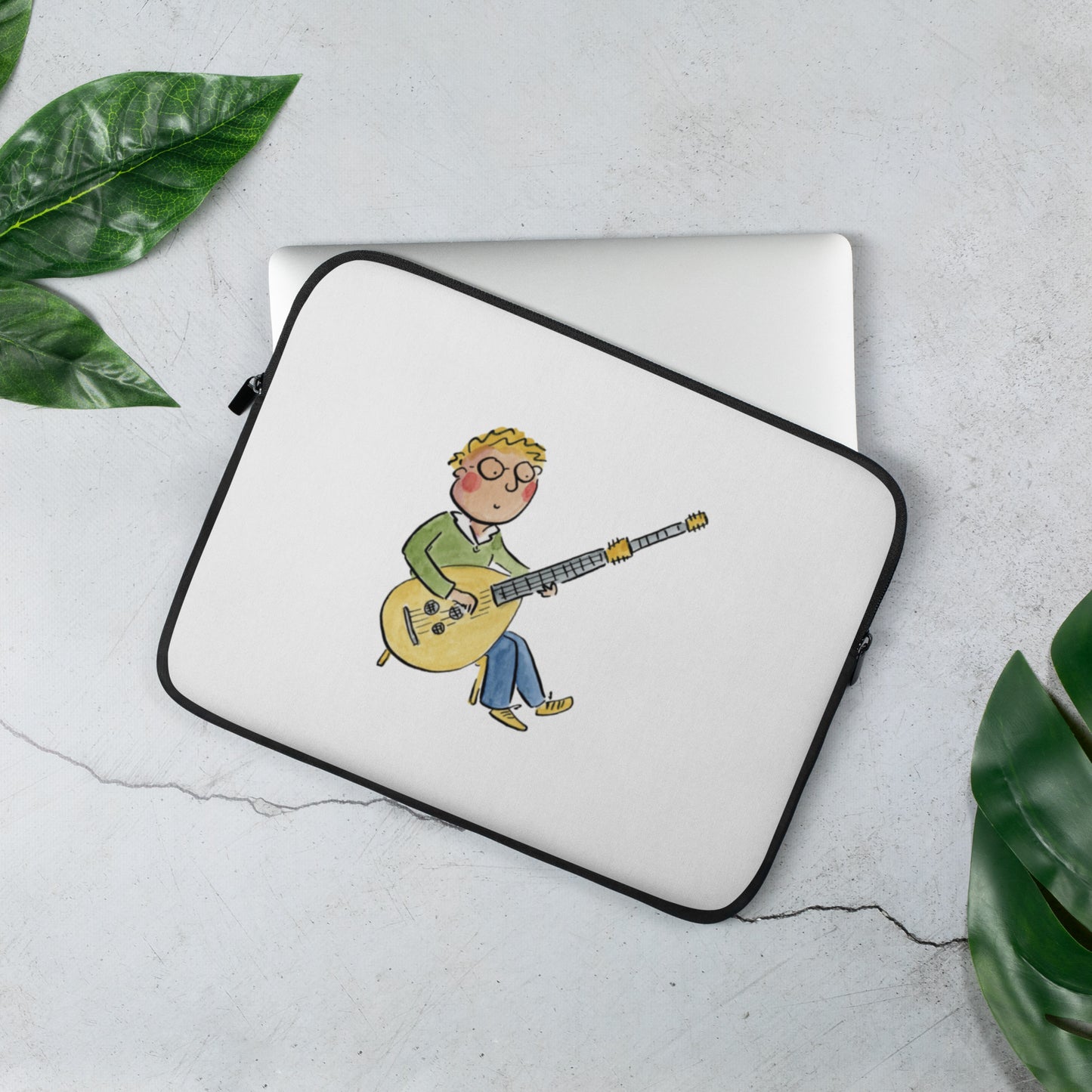 Theorbo Illustration by Rosie Brooks Laptop Sleeve