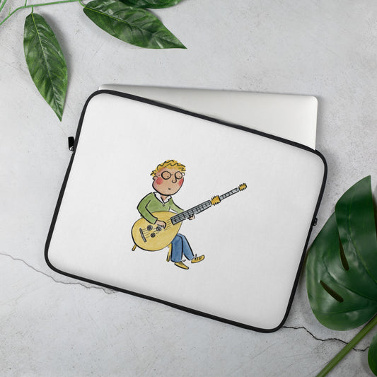 Theorbo Illustration by Rosie Brooks Laptop Sleeve