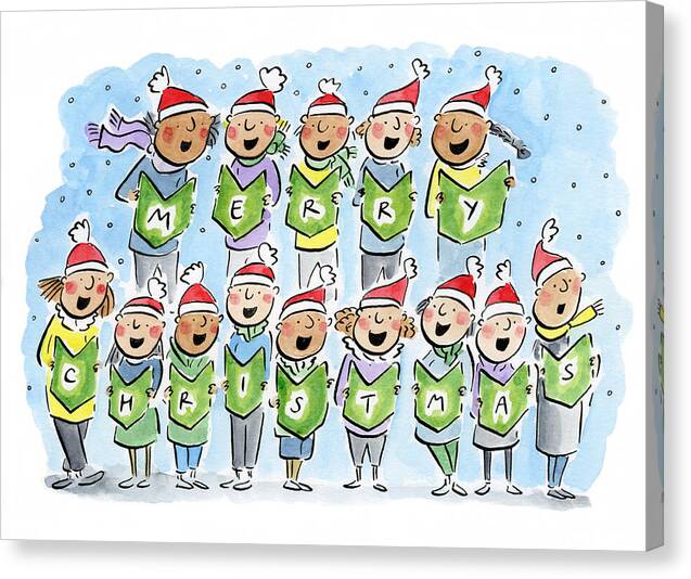 Merry Christmas - Canvas Print