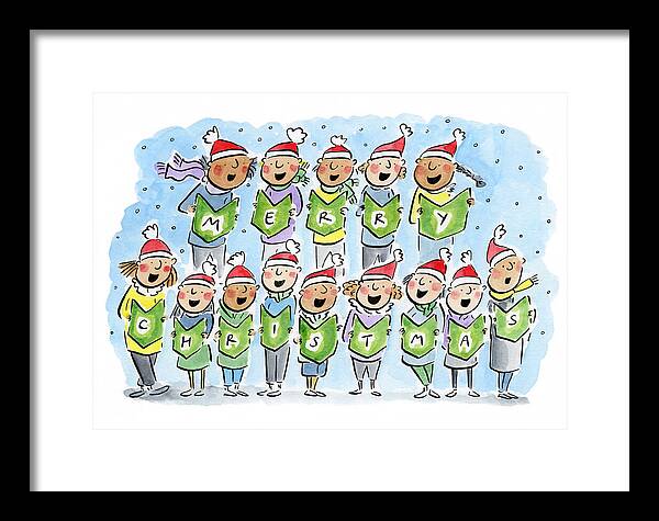 Merry Christmas - Framed Print