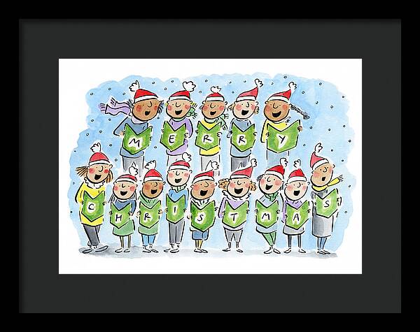 Merry Christmas - Framed Print