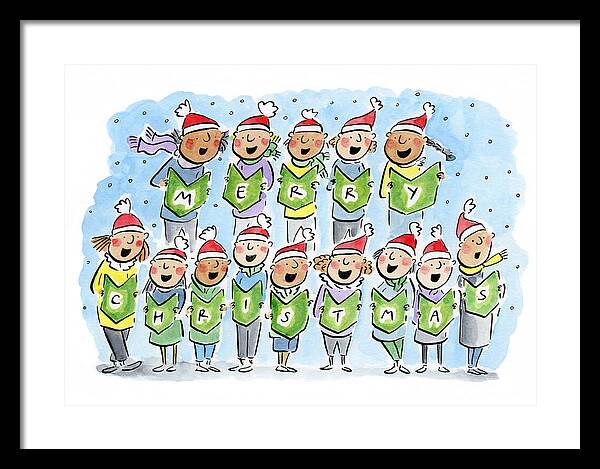 Merry Christmas - Framed Print